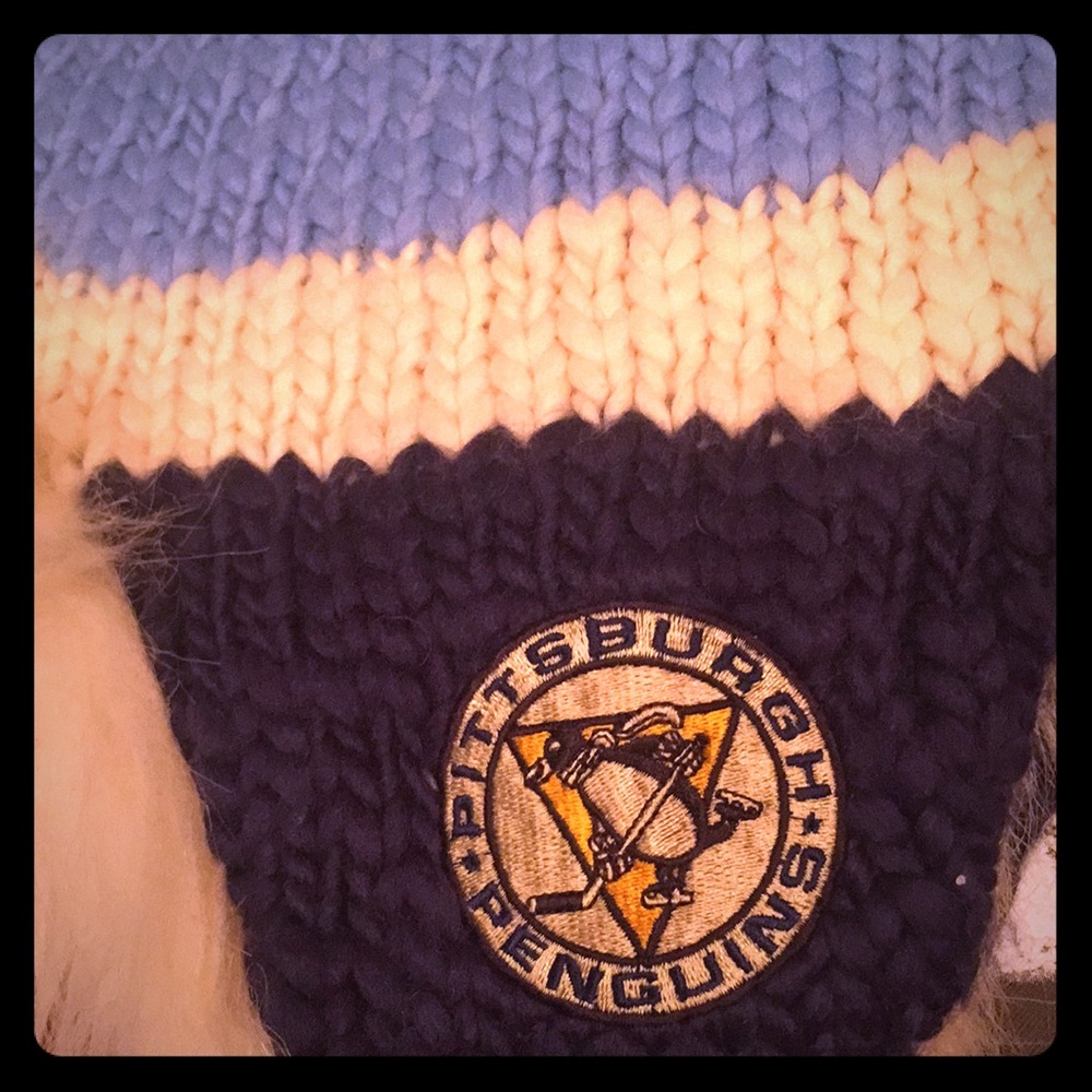 Penguins Winter Mohawk Hat